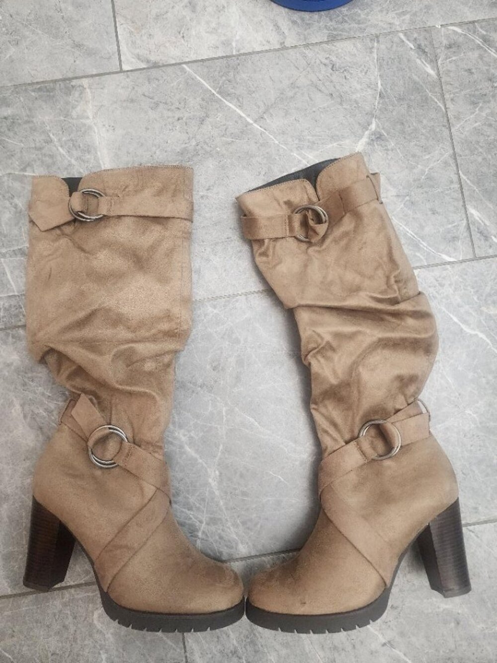 woman shoes  boots knee-high mysoft